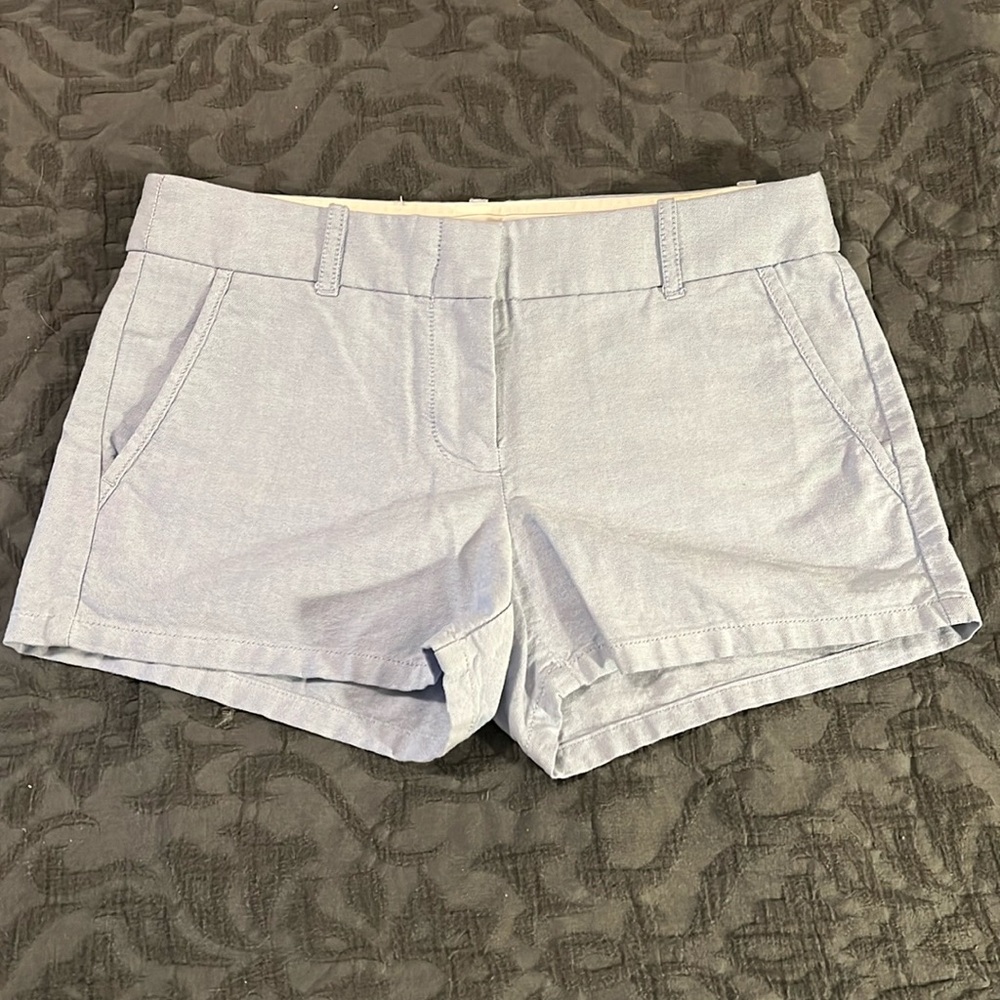 J Crew •Women’s 100% Cotton• Shorts •Light Blue•Size 0